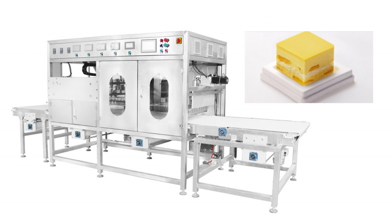高速超声波切割机 - 芝士蛋糕超声波切割 - 杭州驰飞超声波