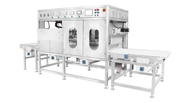自动在线切片机 - 切割面包蛋糕 - 超声切割 - 杭州驰飞超声波