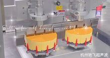 慕斯蛋糕的切法视频，合适的慕斯蛋糕切片机用于慕斯蛋糕生产线