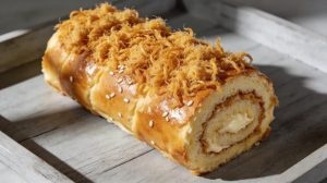 肉松卷切割 – 超声波切割机 – 蛋糕卷切割 – 驰飞超声波