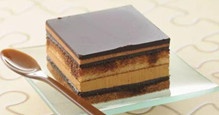 维也纳巧克力杏仁蛋糕 - 切蛋糕步骤 - 食品切割 - 杭州驰飞