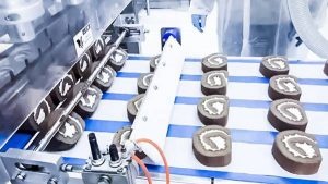 瑞士卷卷制分切一体机_烘焙自动化卷制分切设备厂家 - 驰飞超声波